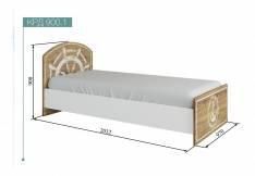 Кровать 900 Юнга КРД 900.1 (ДСВ)
